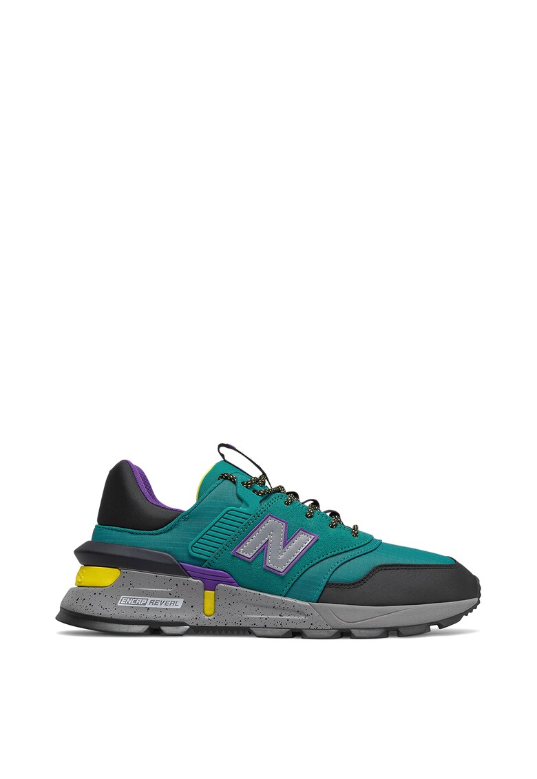 Pantofi sport cu model colorblock 997 imagine