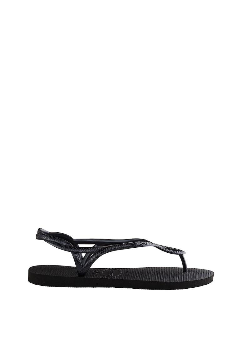 Sandale cu bareta separatoare si aspect texturat Luna