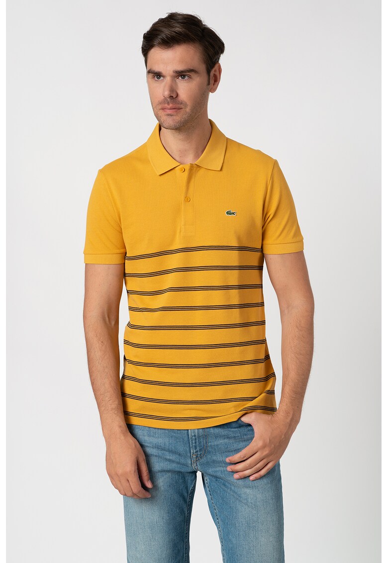 Tricou polo din material pique