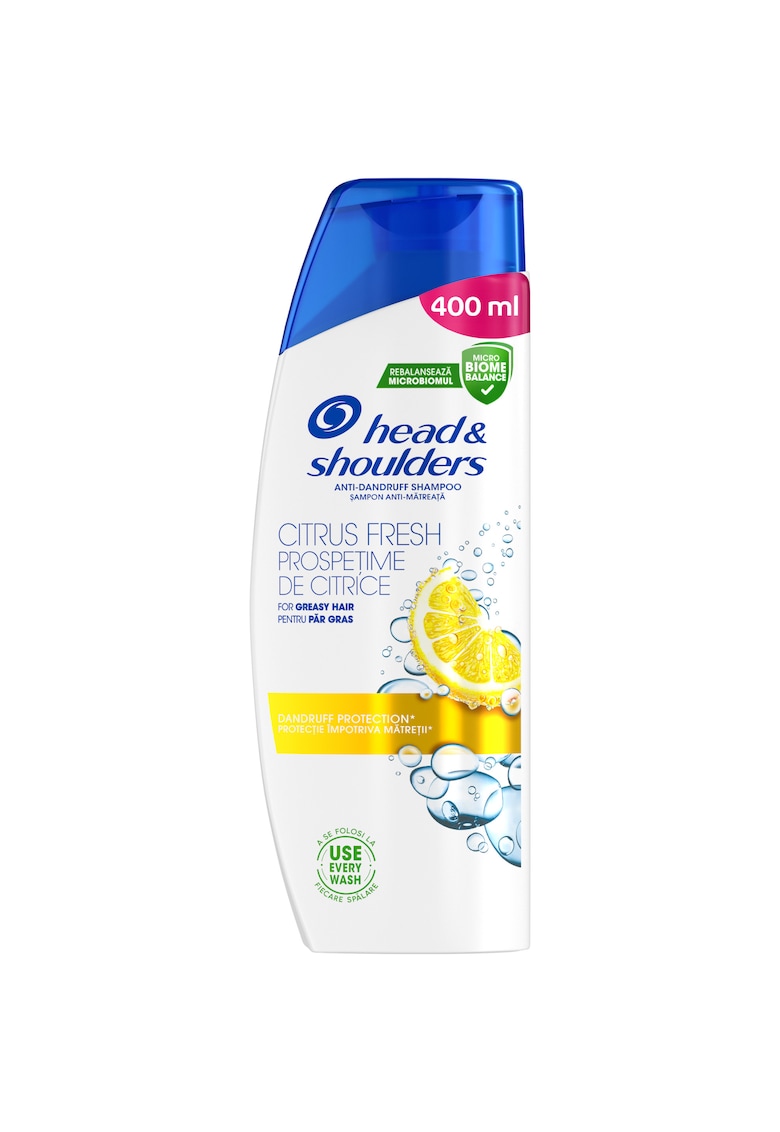 Sampon anti-matreata Head & Shoulders Citrus Fresh pentru par gras