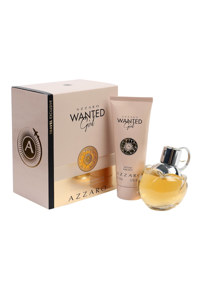 Set Wanted Girl – Femei: Apa de Parfum – 80 ml + Lotiune de corp – 100 ml Azzaro imagine noua