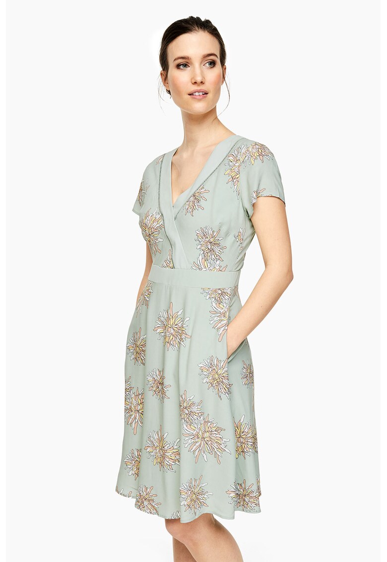 Rochie petrecuta cu imprimeu floral