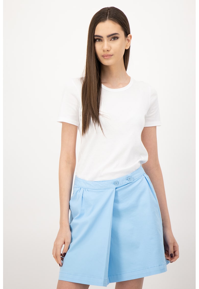 United Colors of Benetton Tricou cu decolteu rotund - Alb