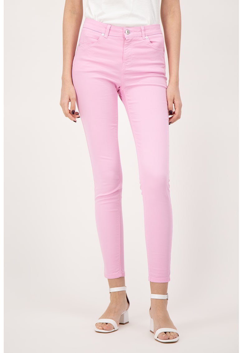 Blugi skinny cu talie medie