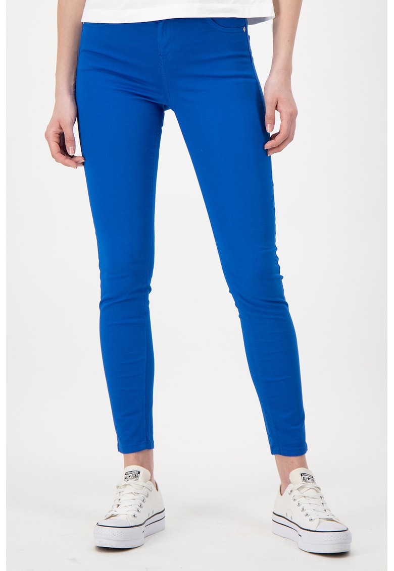 Blugi skinny cu talie medie