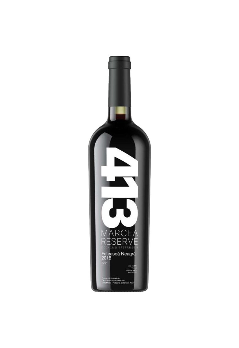 Vin Rosu 413 Feteasca Neagra - Sec - 14 -5% - 0.75l