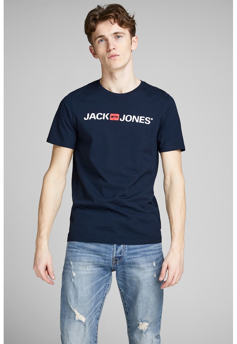 Tricou slim fit cu imprimeu logo Classic