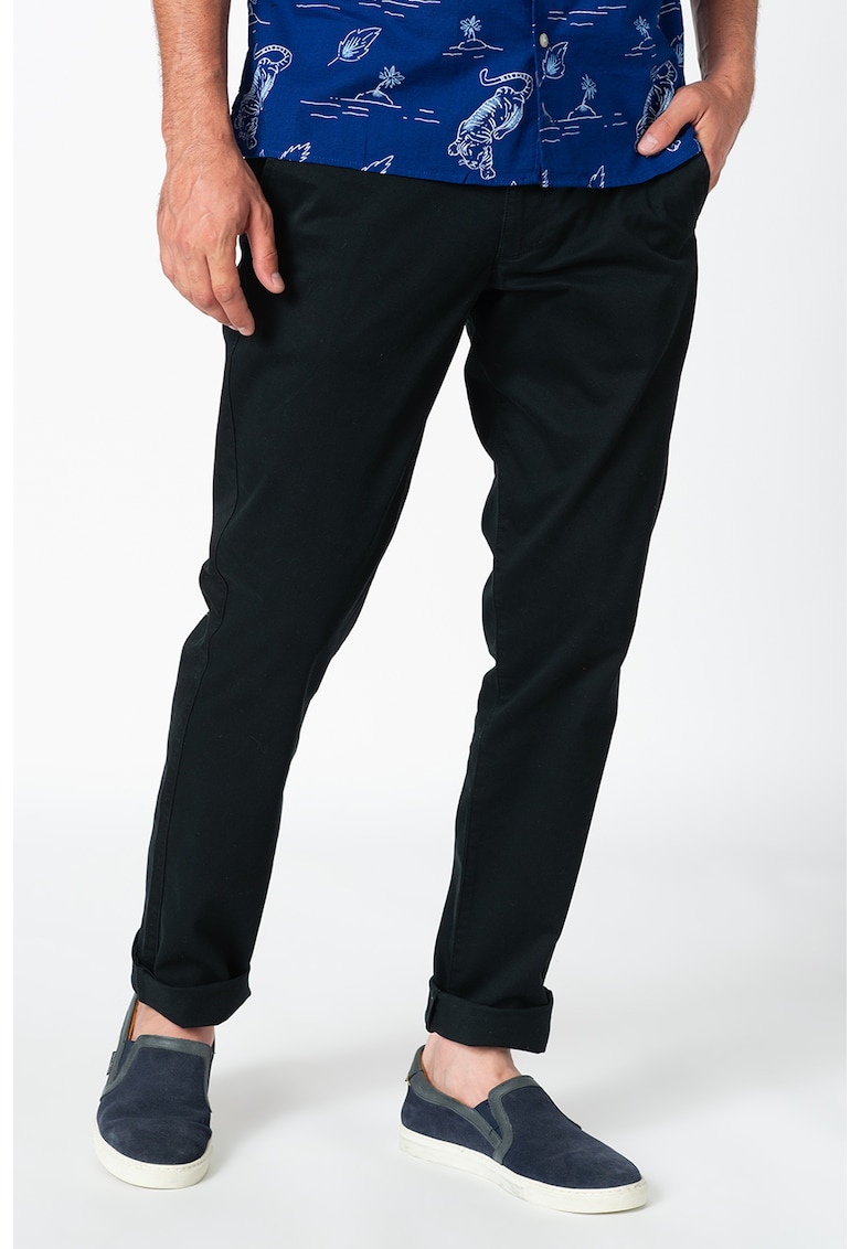 Pantaloni chino cu buzunare oblice 000500357