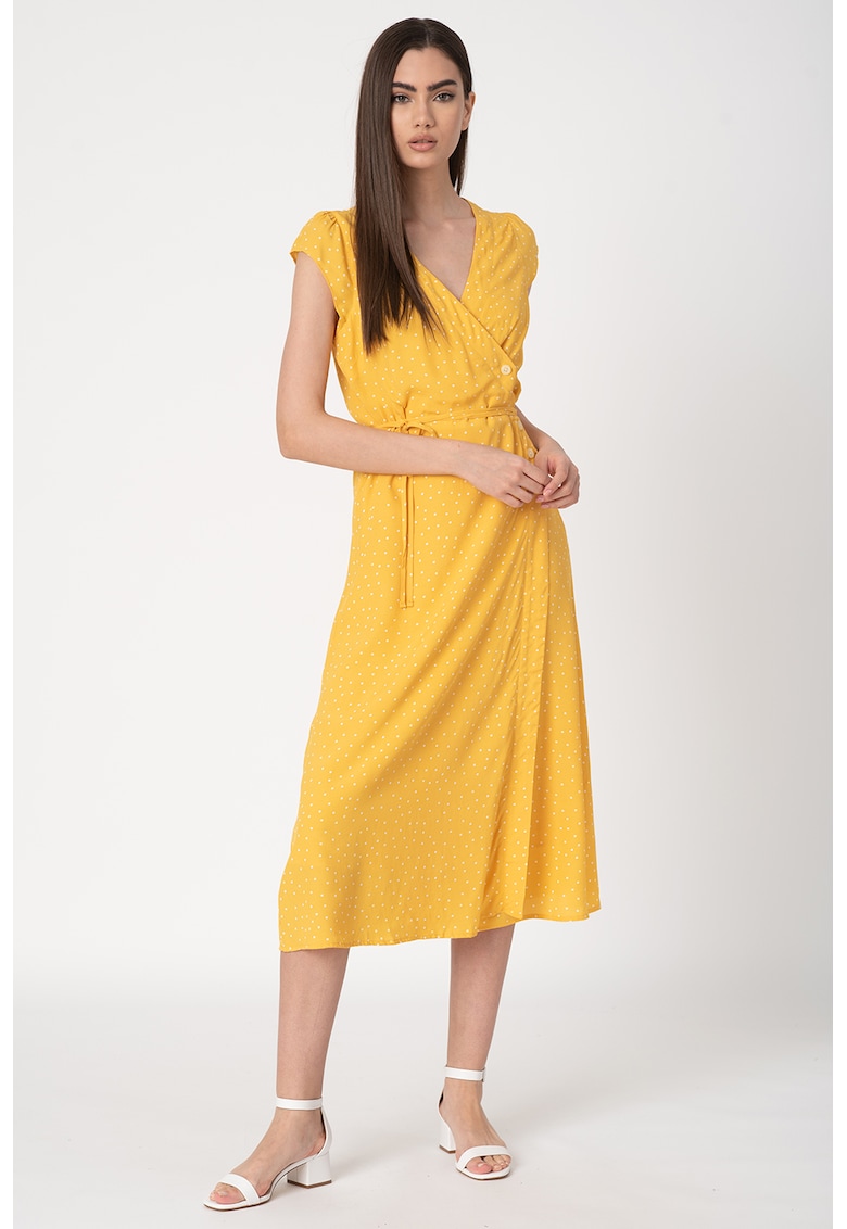 Rochie midi petrecuta - cu maneci scurte