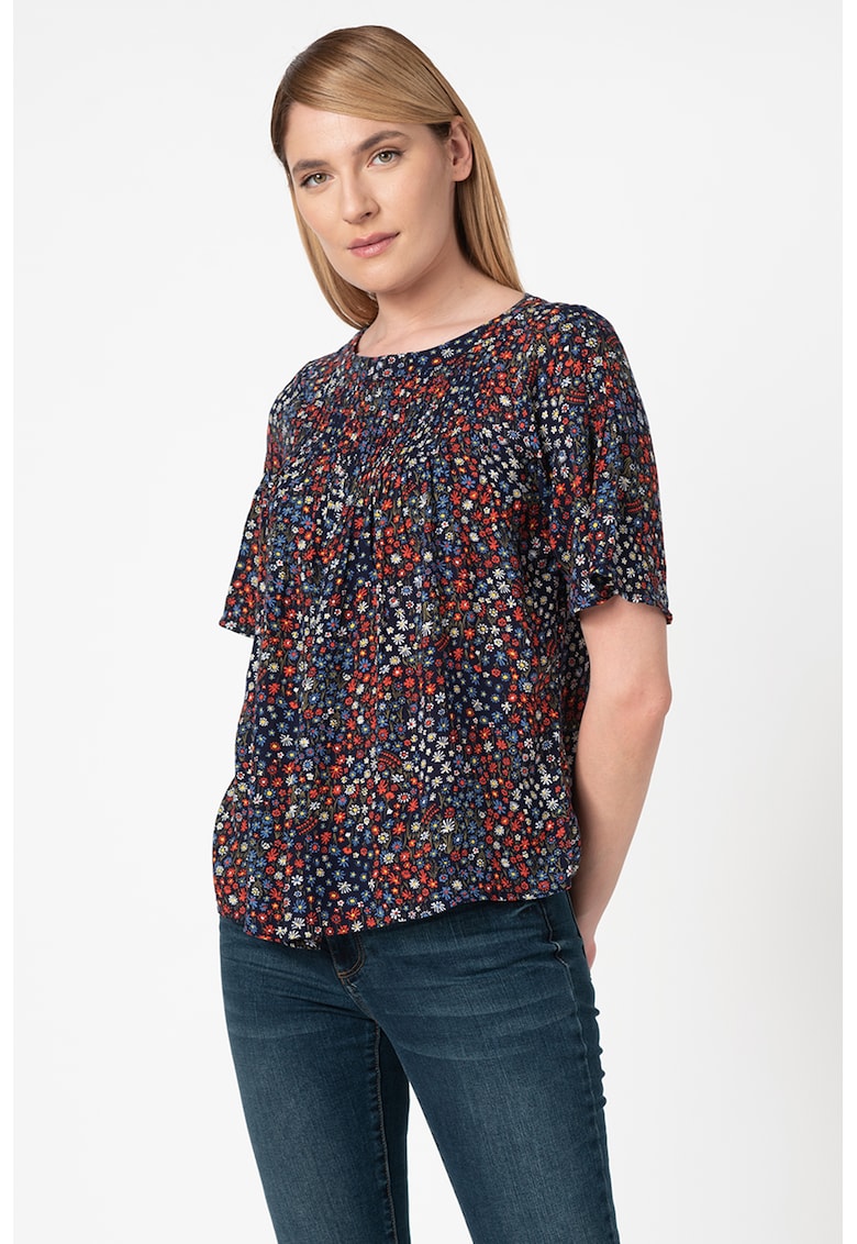 Bluza din modal cu model floral