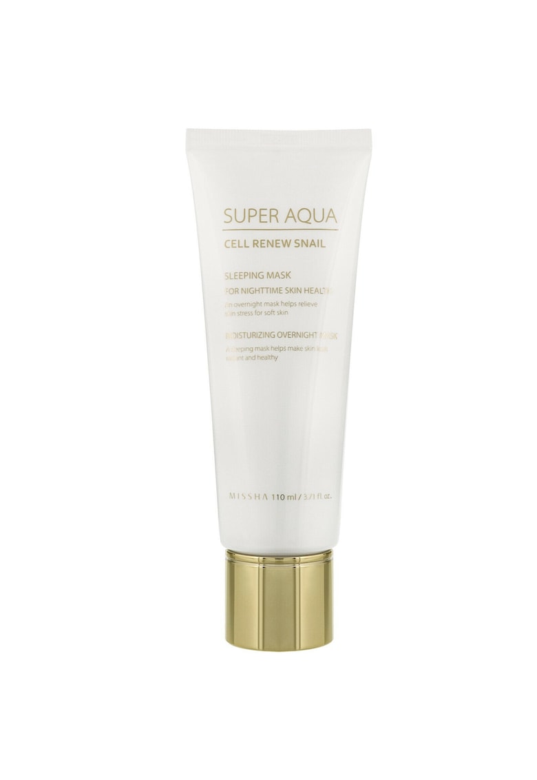 Masca de fata pentru noapte cu extract de melc Super Aqua Cell Renew Snail - 110 ml