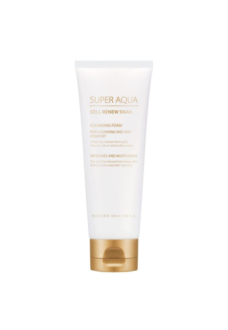 Spuma de curatare a fetei cu extract de melc Super Aqua Cell Renew Snail - 100 ml