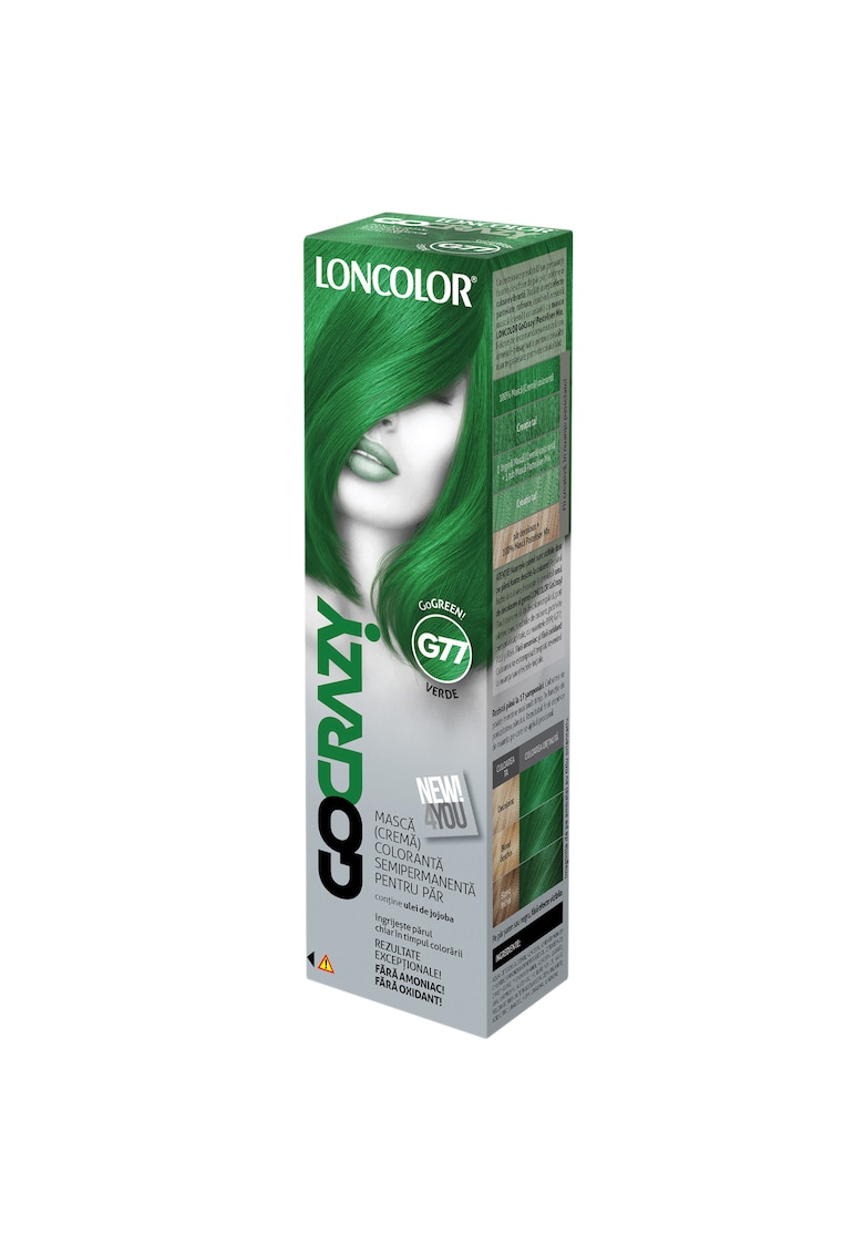 Crema de par coloranta semi-permanenta fara amoniac GoCrazy - 100 ml