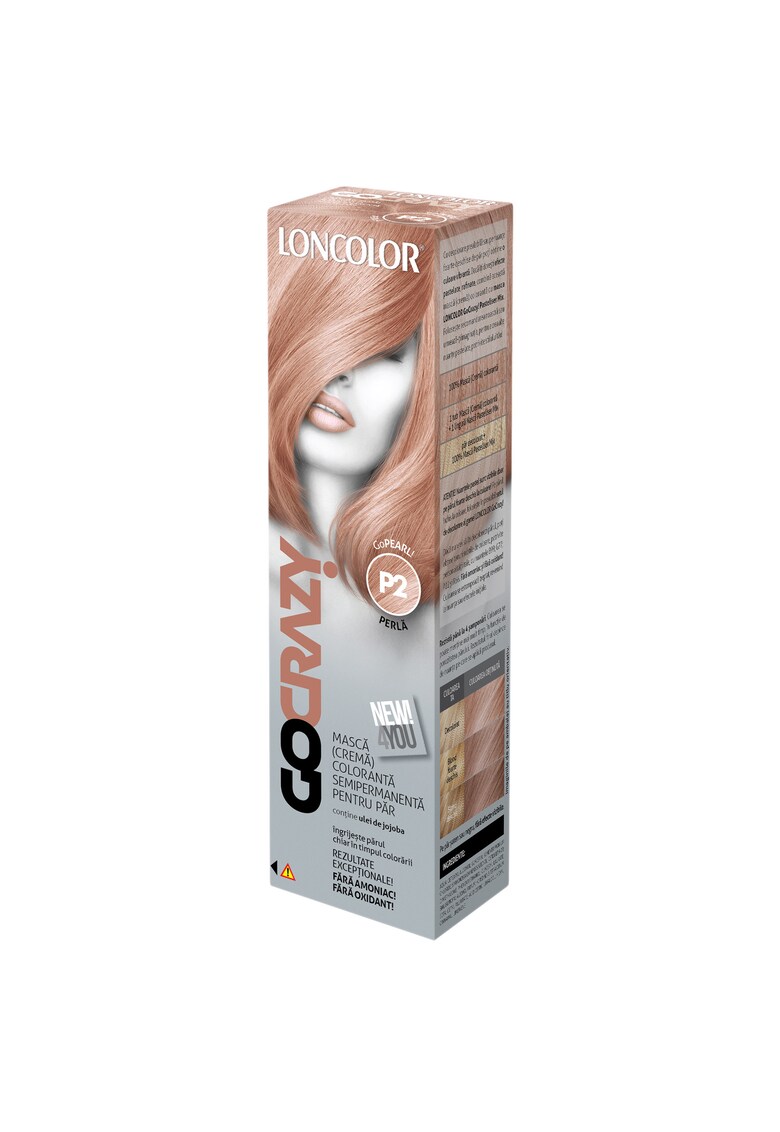 Crema de par coloranta semi-permanenta fara amoniac GoCrazy - 100 ml