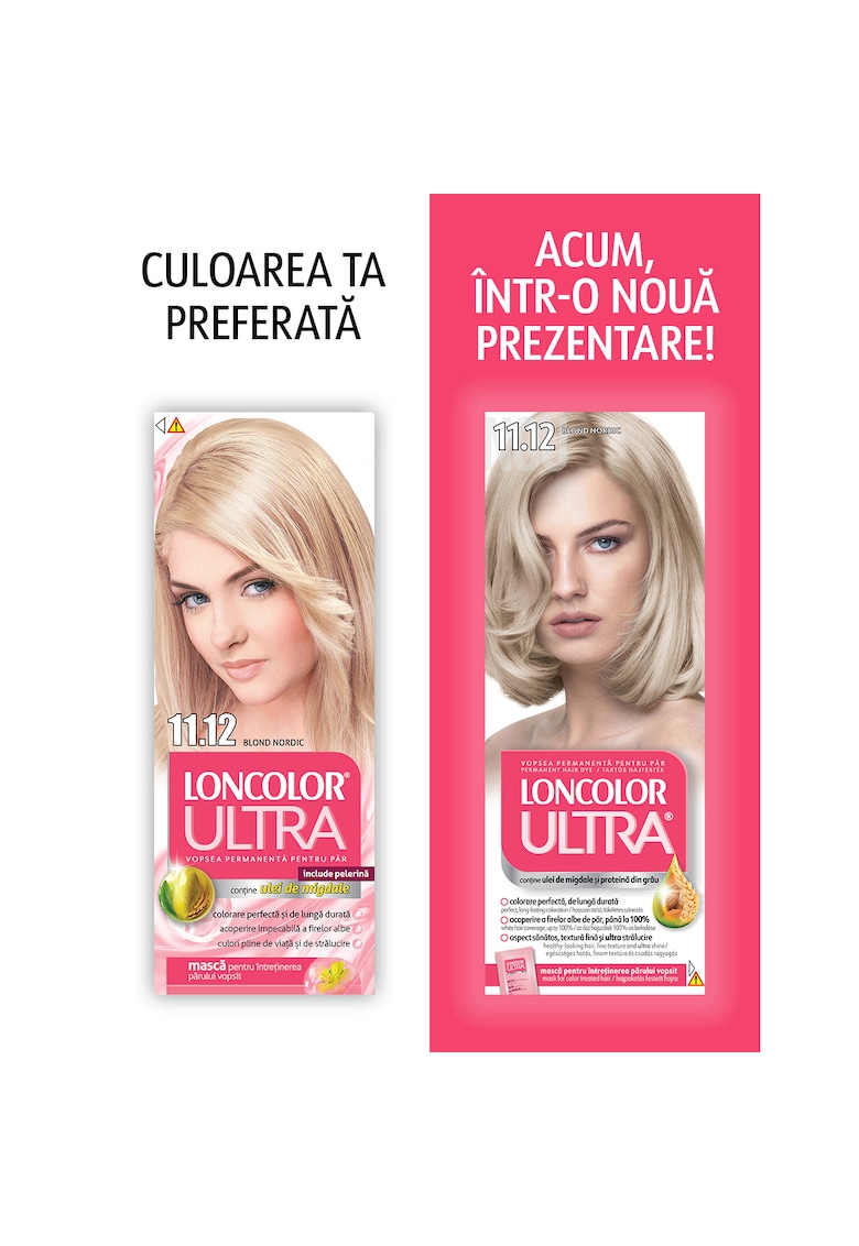 Vopsea de par permanenta Ultra - 100 ml