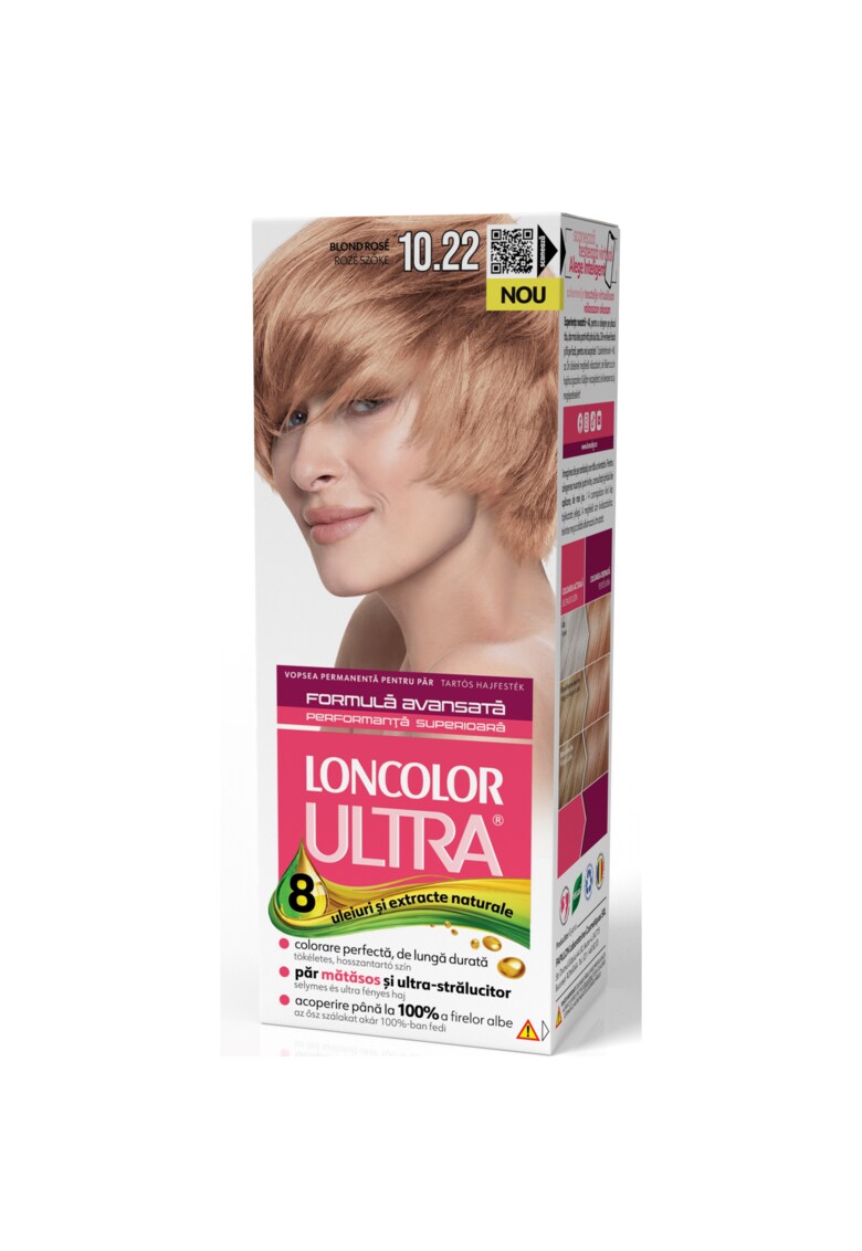 Vopsea de par permanenta Ultra - 100 ml - 10.22