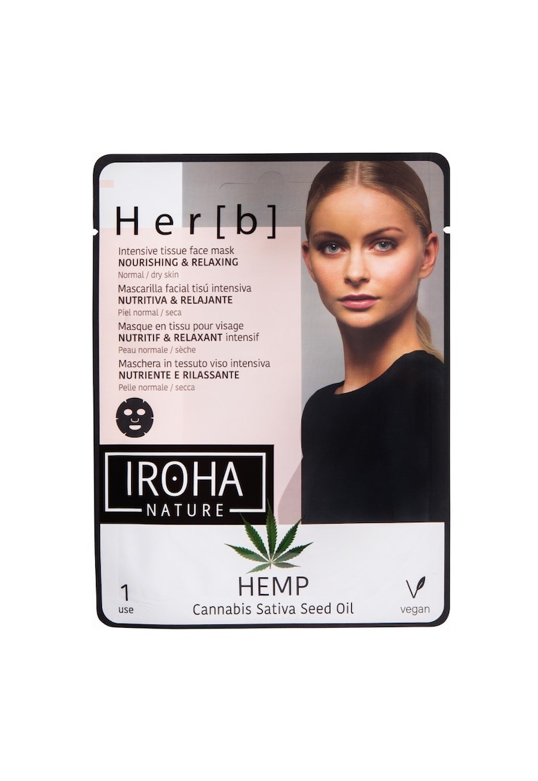 Masca pentru ten IROHA cu ulei de cannabis fashiondays.ro imagine noua