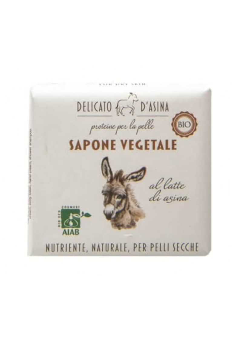 Sapun vegetal bio Delicato d'Asina cu lapte de magarita - 100 g