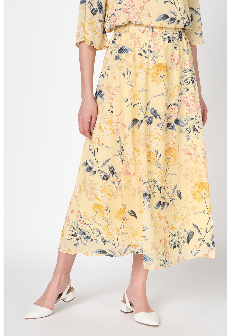Fusta midi cu imprimeu floral Lexy