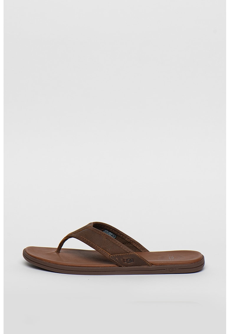 Papuci flip-flop de piele Seaside