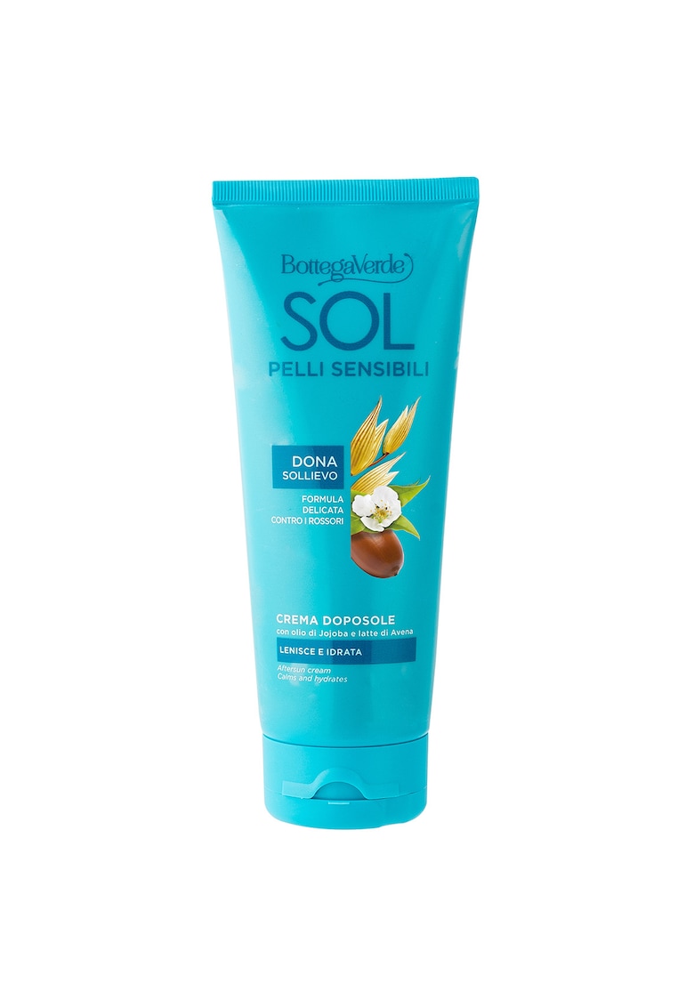 Crema dupa expunerea la soare cu ulei de jojoba si lapte de ovaz - Sol Pelli Sensibili - 200 ML - Crema dupa expunerea la soare cu ulei de jojoba si lapte de ovaz - Sol Pelli Sensibili - 200 ML -