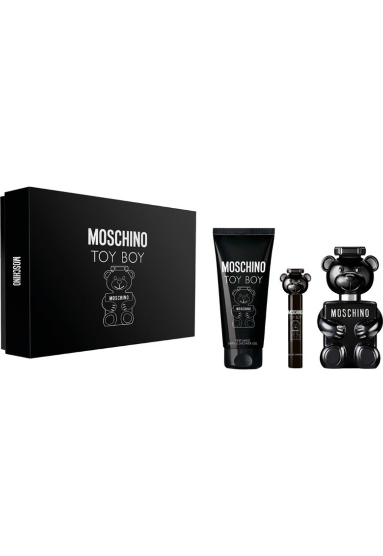 Set Toy Boy - Barbati: Apa de Parfum - 100 ml + Gel de dus - 150 ml + Apa de Parfum - 10 ml