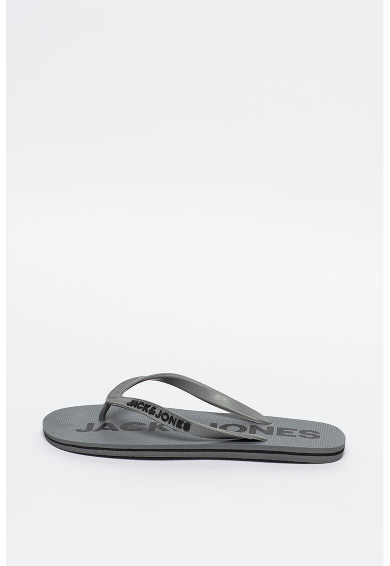 Papuci flip-flop cu imprimeu logo