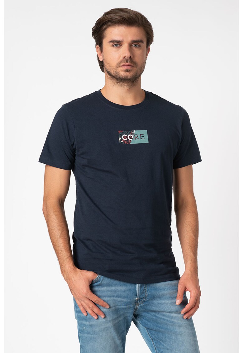 Tricou de bumbac cu imprimeu text