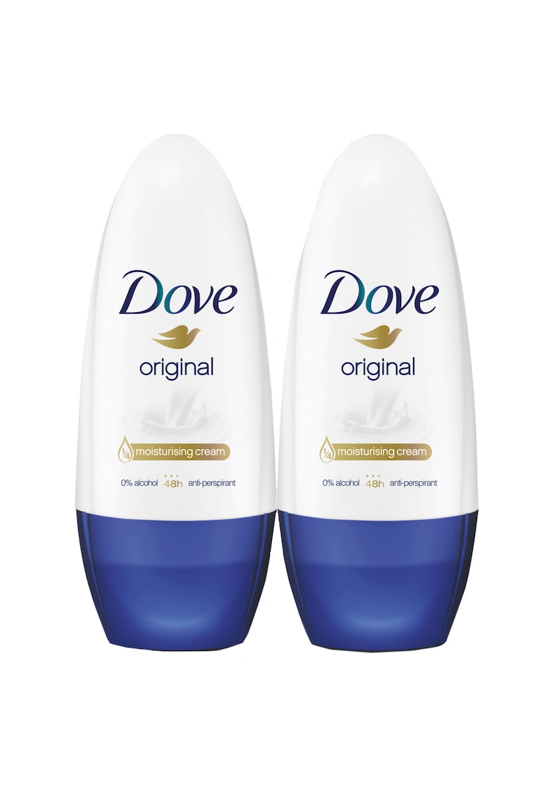 Deodorant roll-on Original – 2 x 50 ml Dove imagine noua