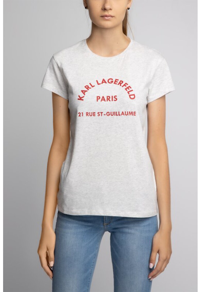 Tricou din bumbac cu imprimeu logo
