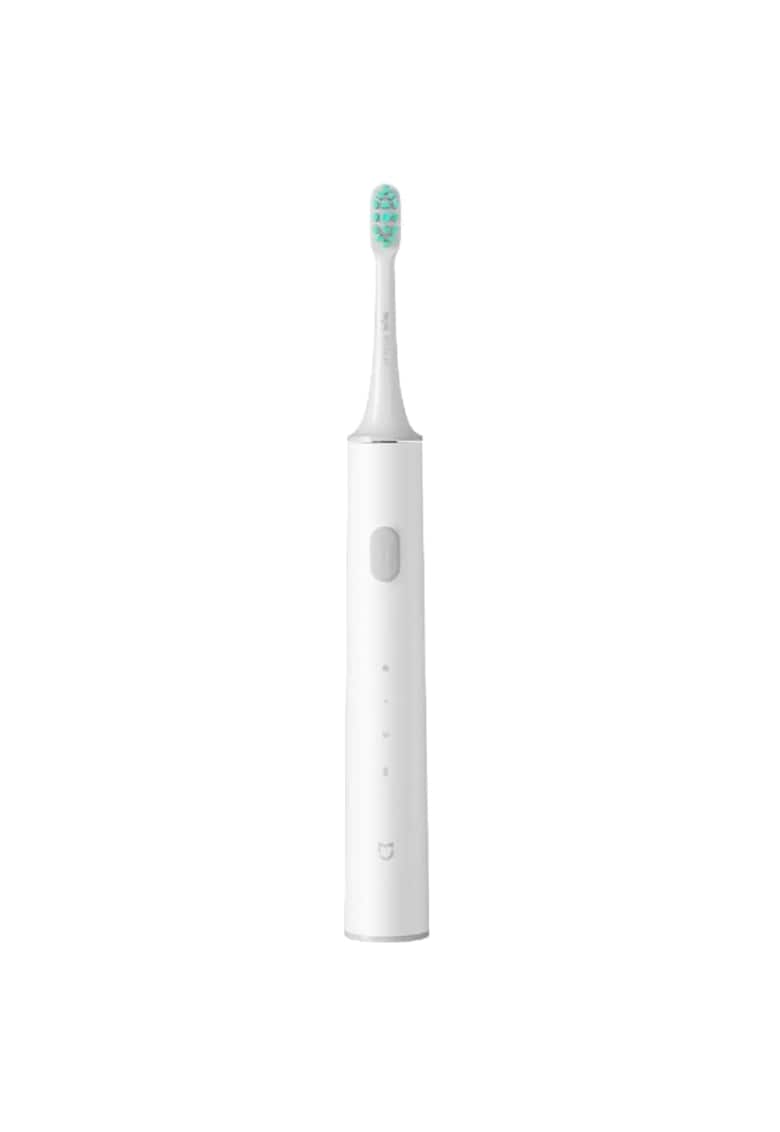 Periuta de dinti electrica Smart Electric Toothbrush T500 - 700 mAh - Husa De Protectie - Cap De Periuta - Husa De Protectie A Capului De Perie - Incarcator (Fara Adaptor) - 3x Inele Colorate - Alb