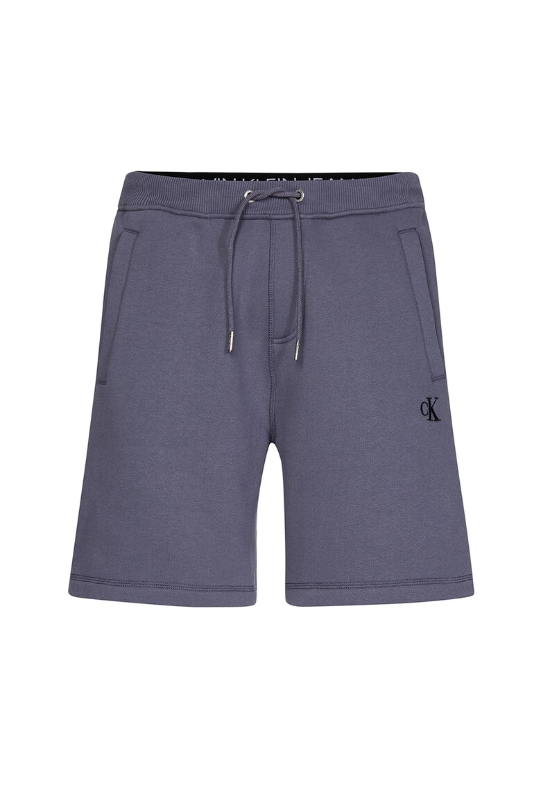 Pantaloni sport scurti cu broderie logo