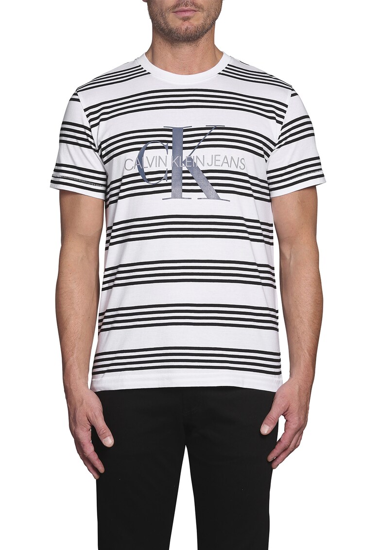 Tricou din bumbac organic cu model in dungi