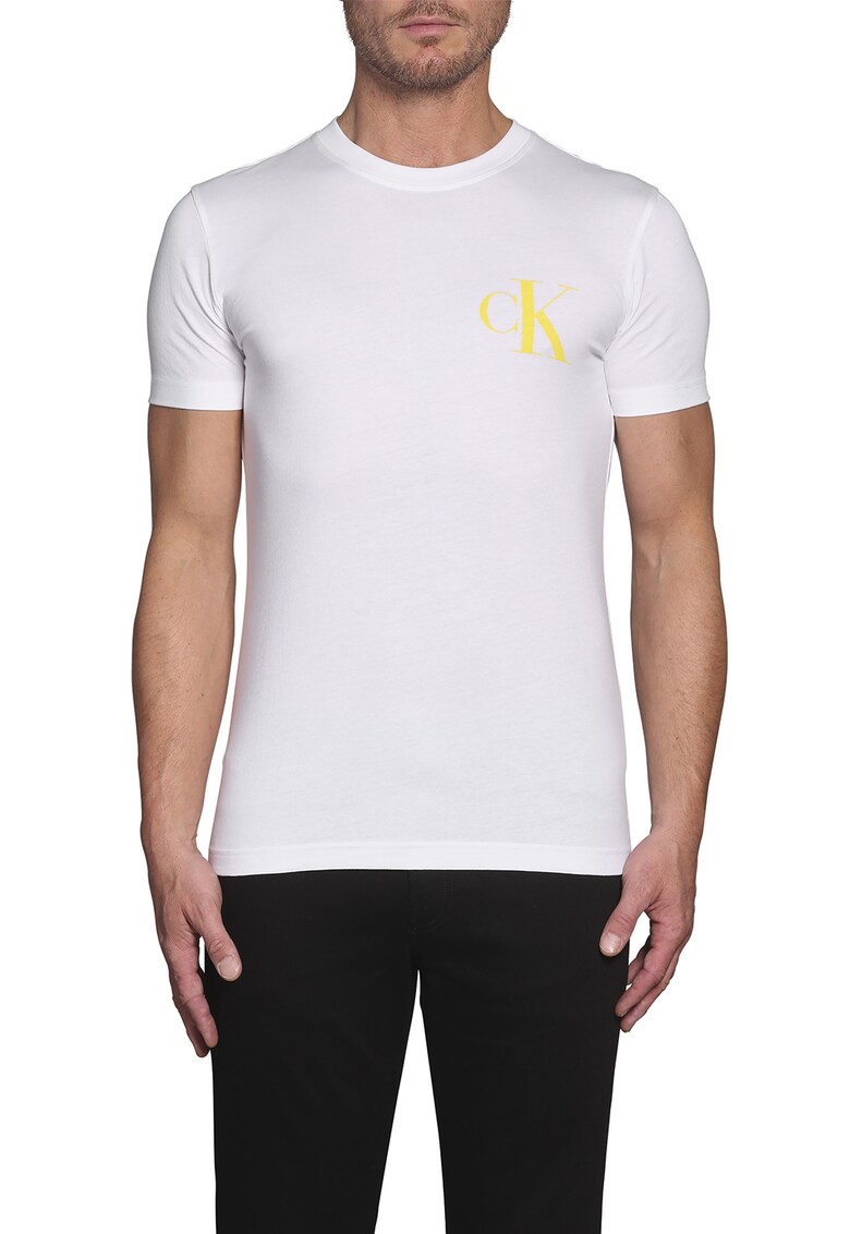 Tricou din bumbac organic cu imprimeu logo 5