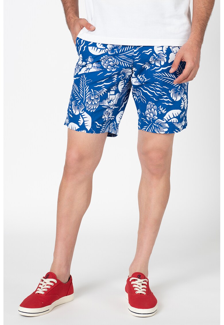 Pantaloni scurti cu imprimeu tropical Brooklyn