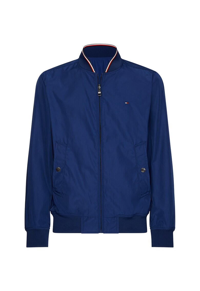 Jacheta bomber cu mansete striate