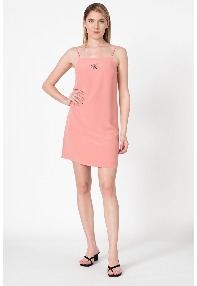 Rochie cu croiala in A si bretele ajustabile