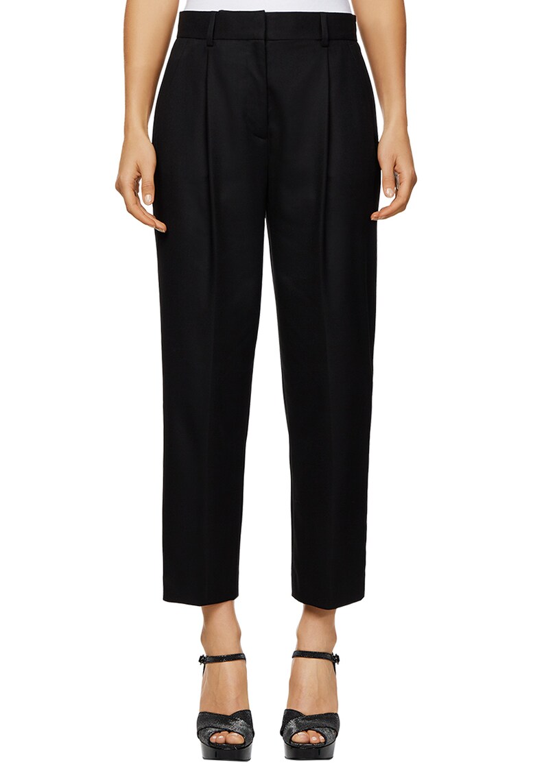 Pantaloni crop relaxed fit