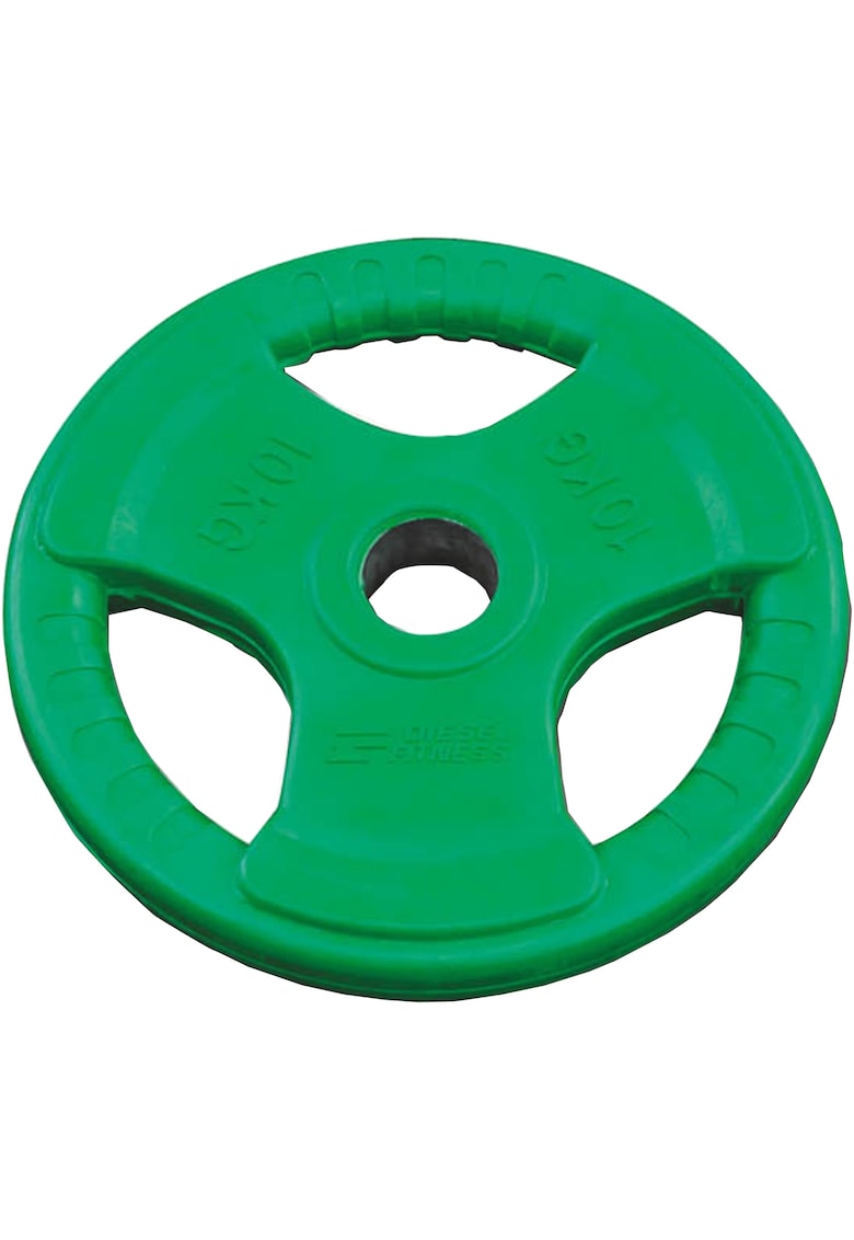 Disc olimpic coating cauciuc – 10 kg – Verde fashiondays.ro