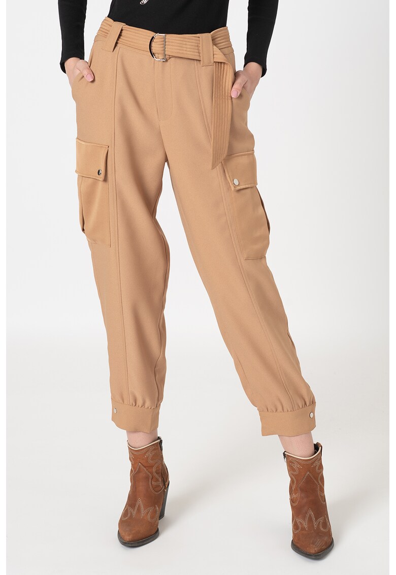 Pantaloni cargo crop