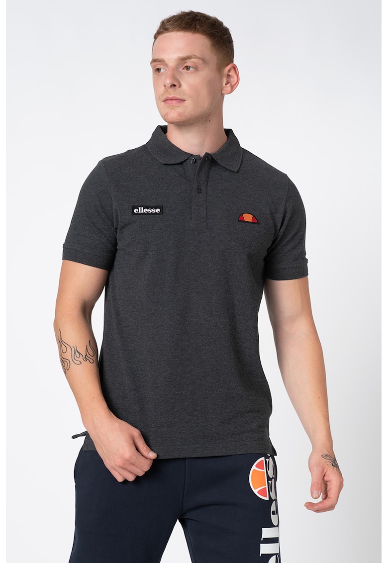 Tricou polo cu detalii logo brodate Montura