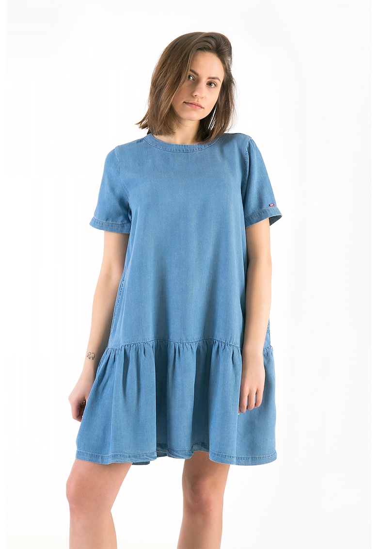 Rochie evazata din lyocell Decha