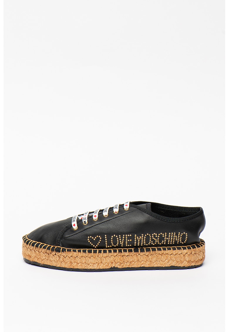 Espadrile de piele