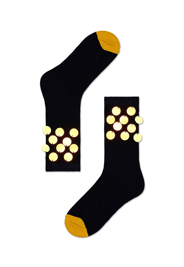 Sosete lungi cu aplicatii reflectorizante Sosete lungi cu aplicatii reflectorizante