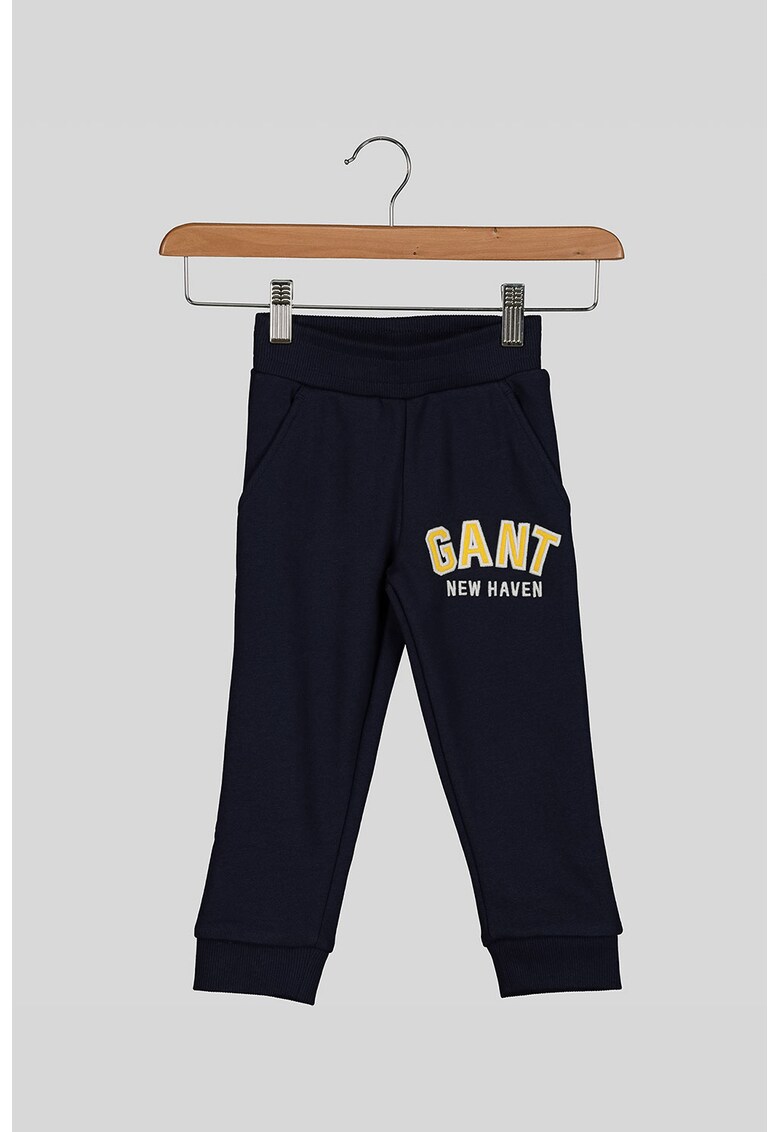 Pantaloni sport cu model logo