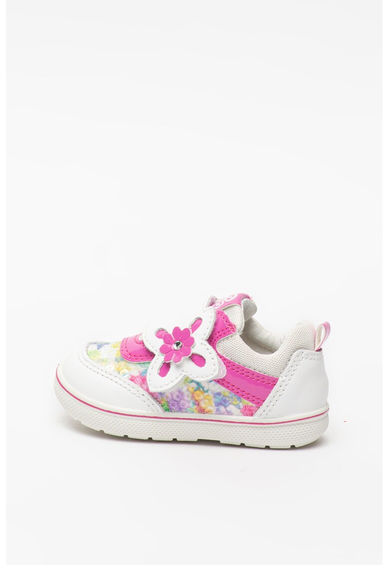 Pantofi sport cu imprimeu floral si insertii de piele Pantofi sport cu imprimeu floral si insertii de piele