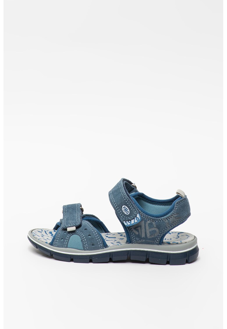 Sandale de piele intoarsa - cu velcro