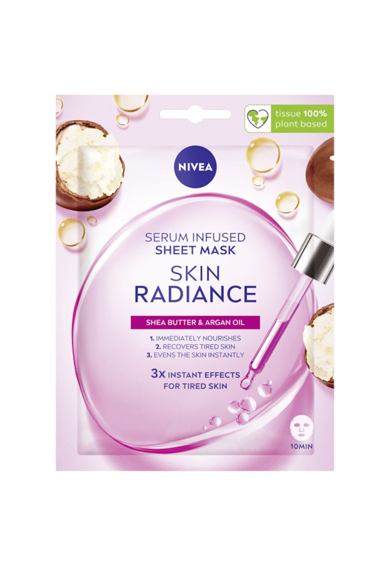 Masca servetel Natural Radiance cu triplu efect - 1 buc