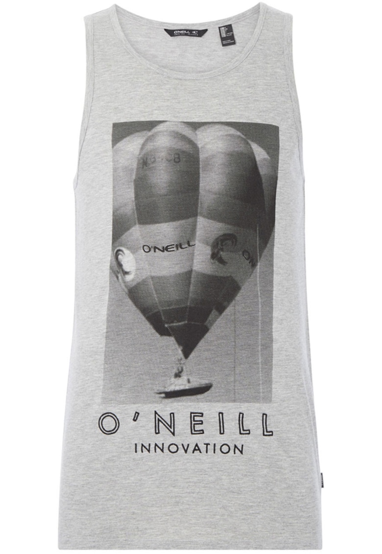 Tricou fara maneci LM Hot Air Balloon Gri