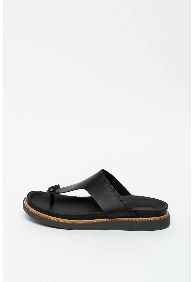 Papuci flip-flop din piele Trace Shore